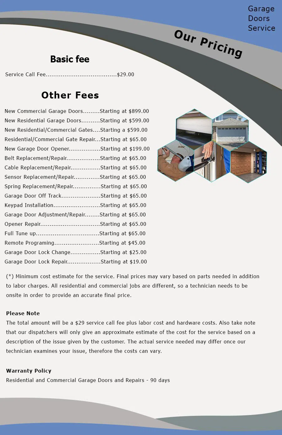 Security Garage Doors Palm Beach Gardens, FL 561-939-3843